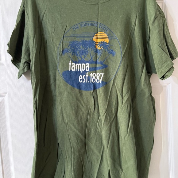 Green Graphic Tee - Picture 1 of 3